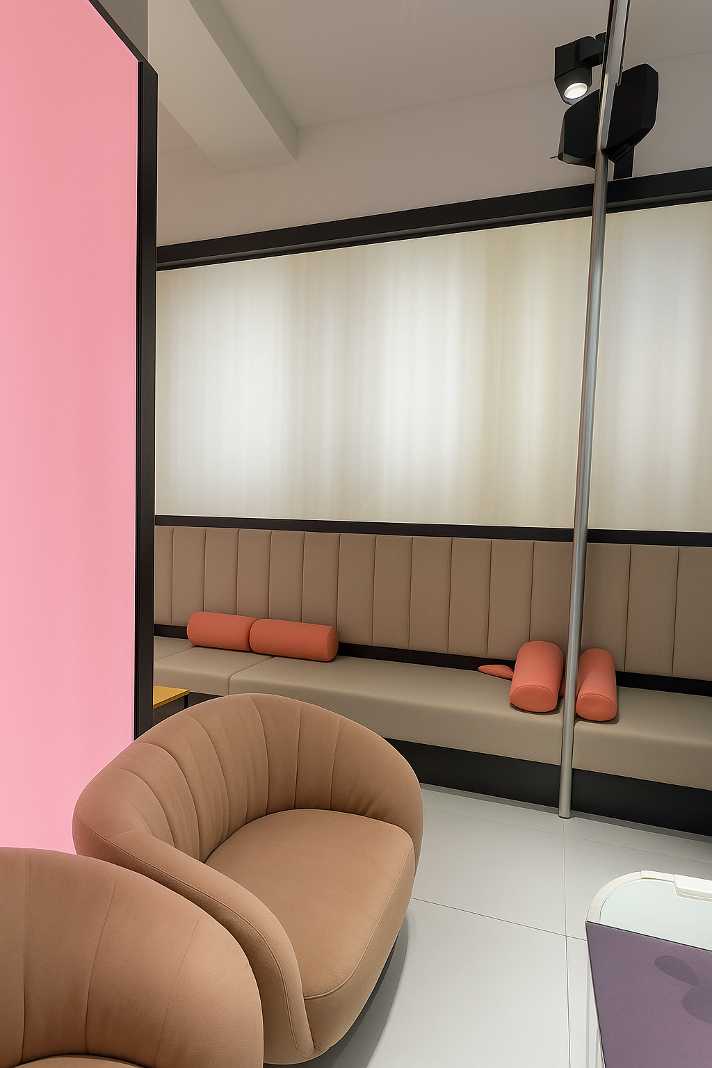 DR.BAQUO clinic modern lobby and waiting area